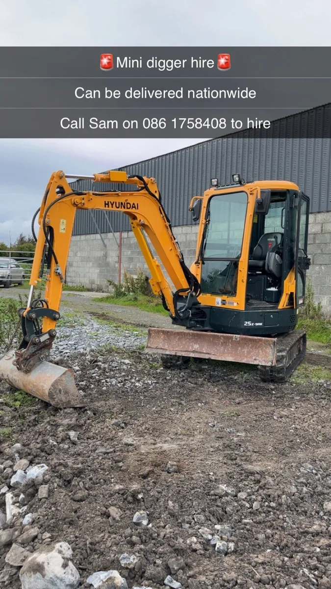 🚨Mini digger for hire🚨 - Image 3