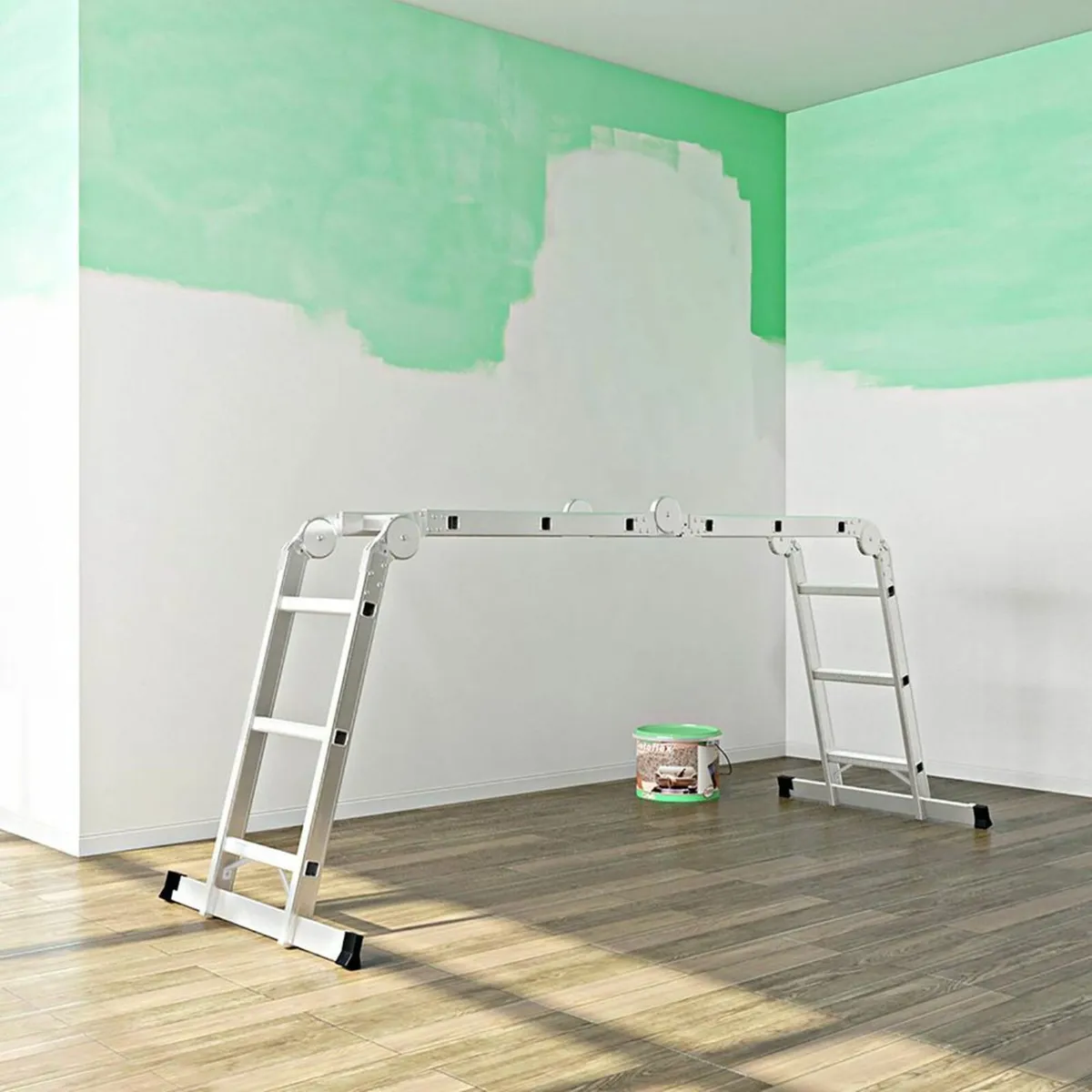 Multifunctional ladder 350 cm ladder, multi-purpos - Image 1