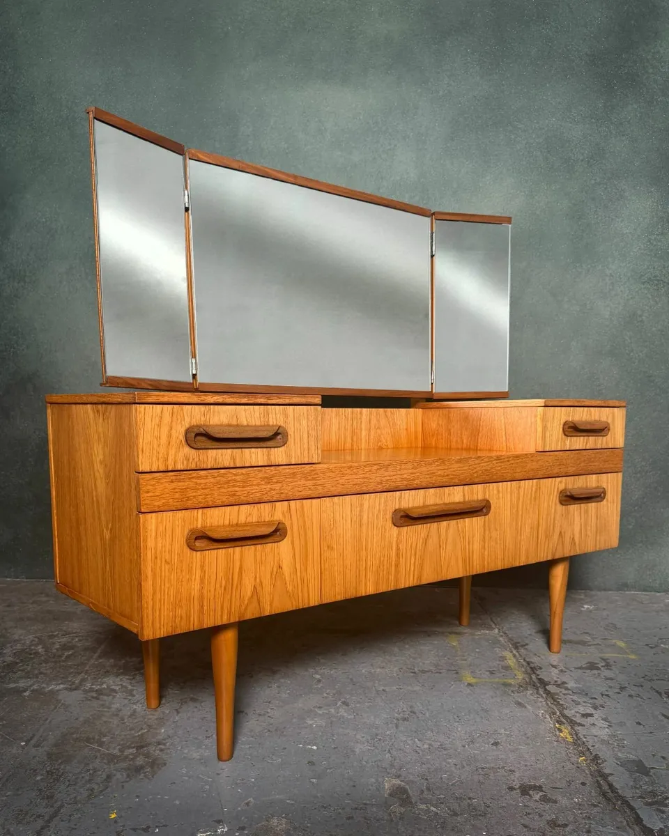 Vintage Mid-Century Teak Dressing Table - Image 1