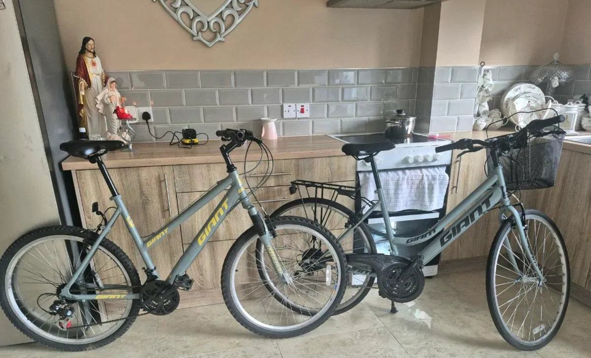 JOB LOT OF 2 BIKES  ADULTS GIANT EXPRESSION HYBRID - Image 2