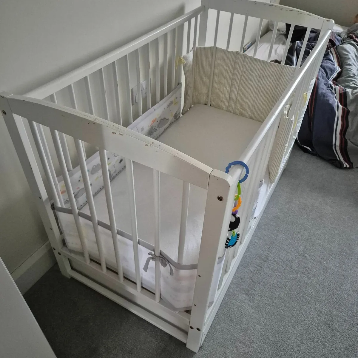 Baby cot na Cool Max mattress - Image 1
