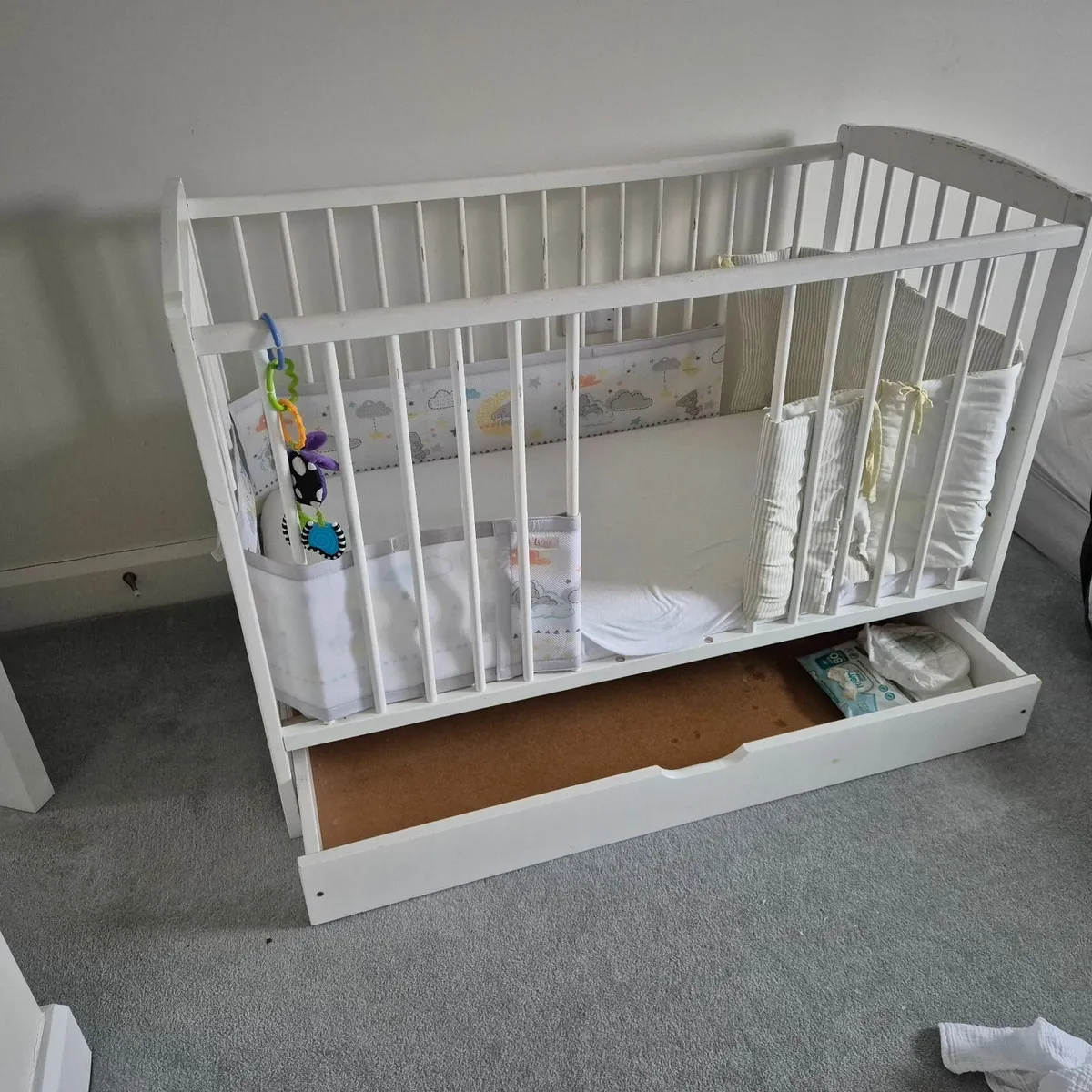 Baby cot na Cool Max mattress - Image 3