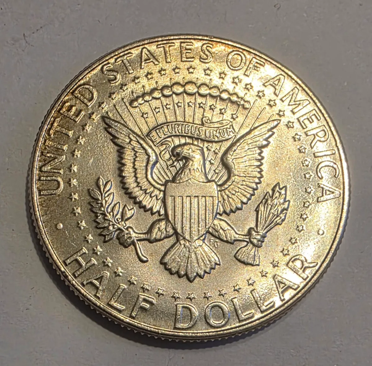 1964 silver kennedy half dollar - Image 2