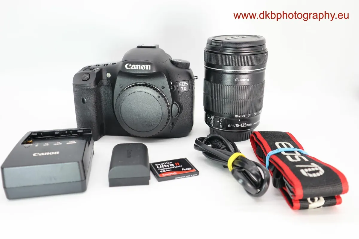 CANON 7D CAMERA & CANON EF-S 18-135mm IS LENS #044 - Image 2