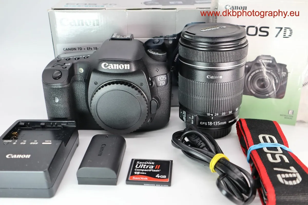 CANON 7D CAMERA & CANON EF-S 18-135mm IS LENS #044 - Image 1