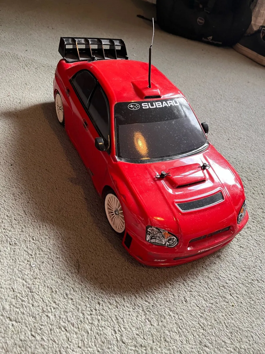 Subaru Impreza 1/10 scale Tamiya RC car - Image 1