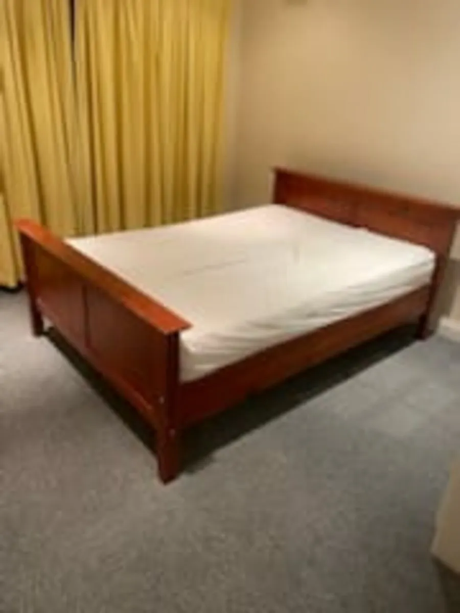 Beautiful double bed  with mattress