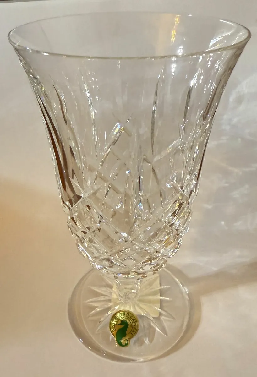 4 Waterford Glass Araglin Iced Tea Glasses in box - Image 2