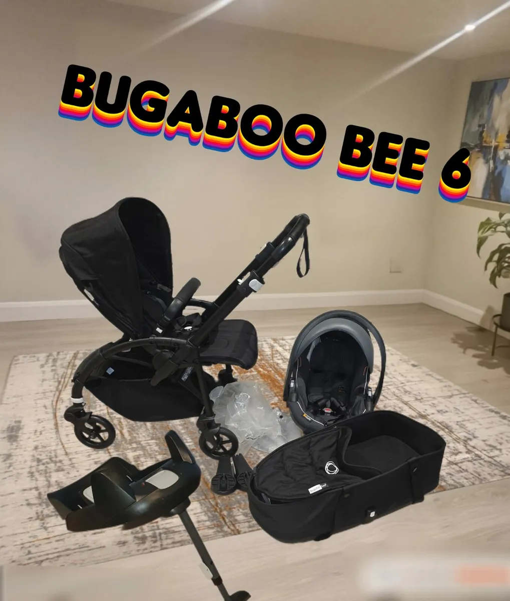 Bugaboo Bee 6 stroller bassinet, car seat isofix - Image 1