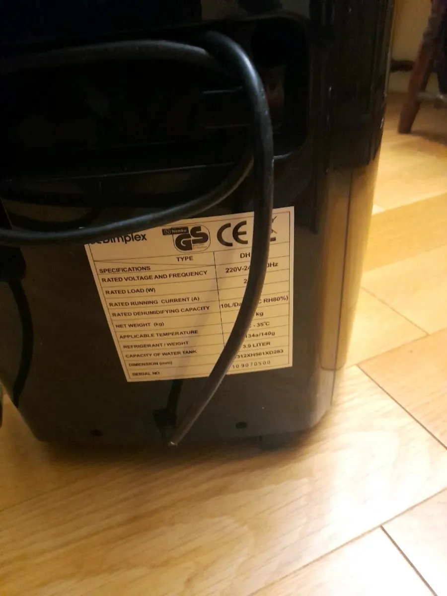 Dimplex Dehumidifier - Image 3