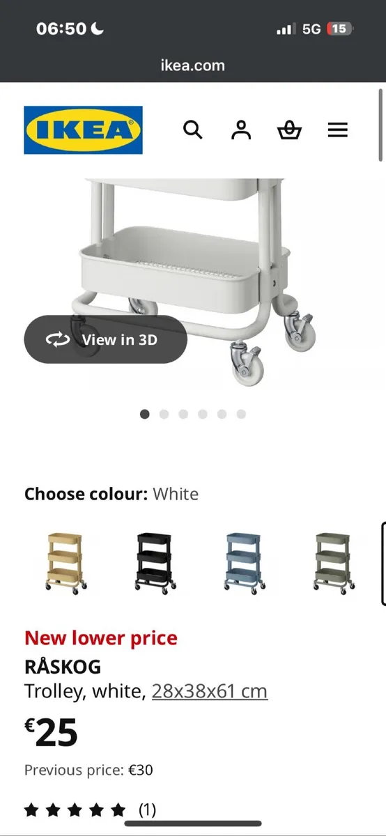 Desk and Trolley - Image 2
