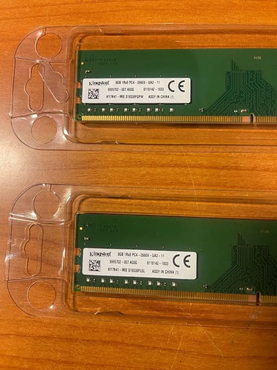 2 X Kingston 8GB Desktop RAM - Image 3