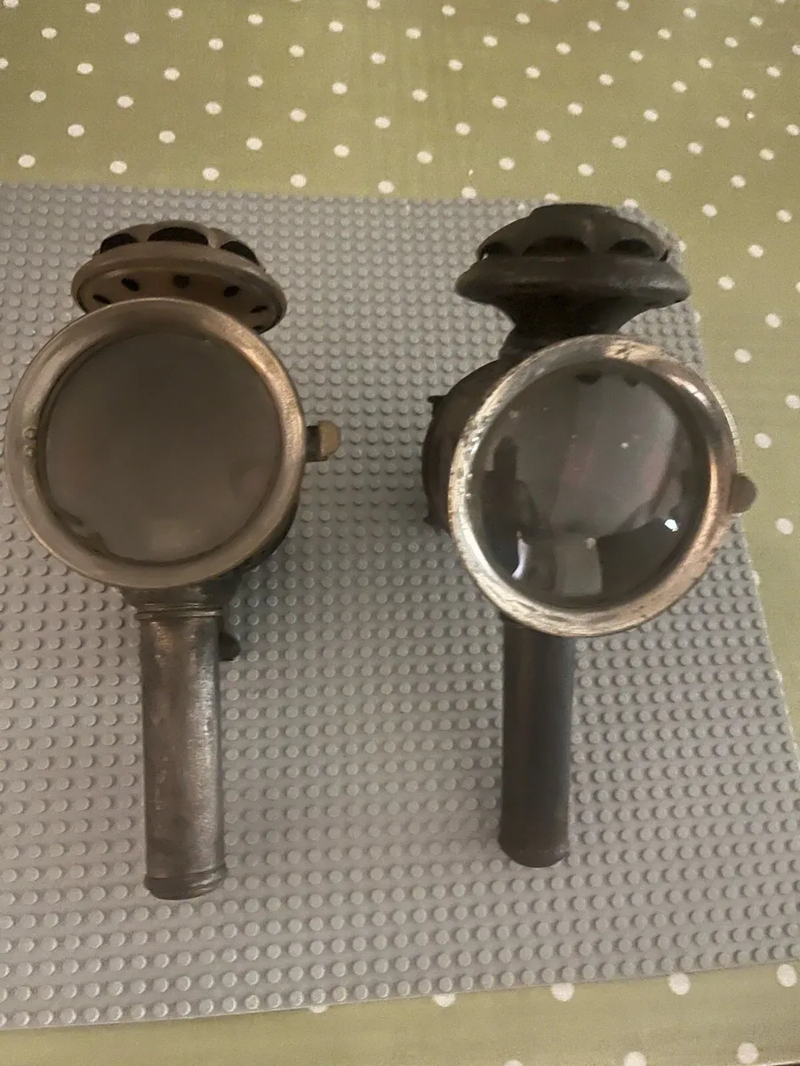 2 Luxor Bicycle Candle Lamps - Image 1