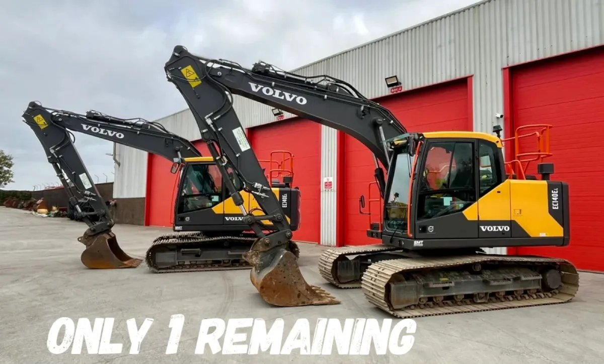 2023 Volvo EC140EL Excavators (1 Left) - Image 1