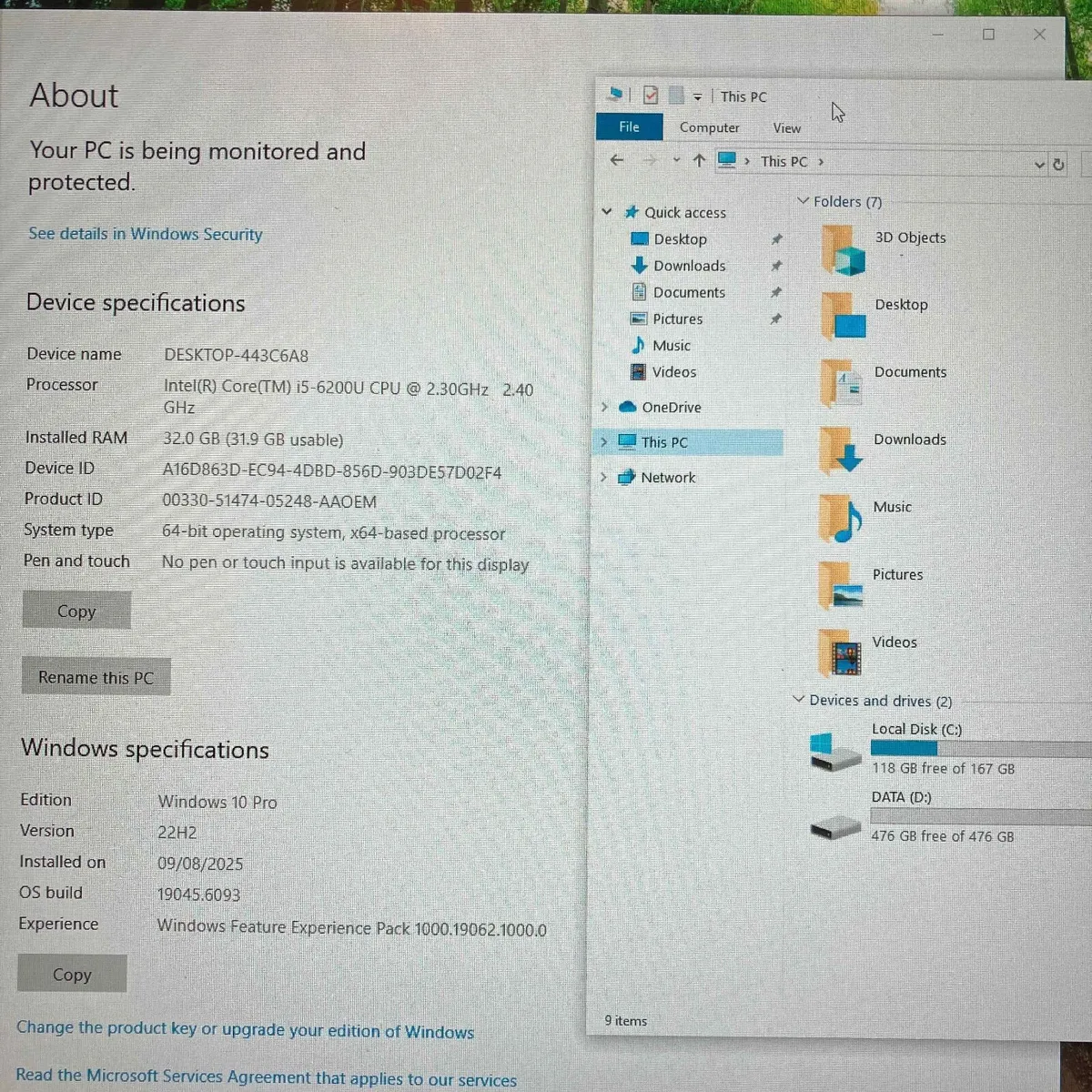 Lenovo x270 laptop (12.5 FullHD, i5-6200U, 32Gb) - Image 2