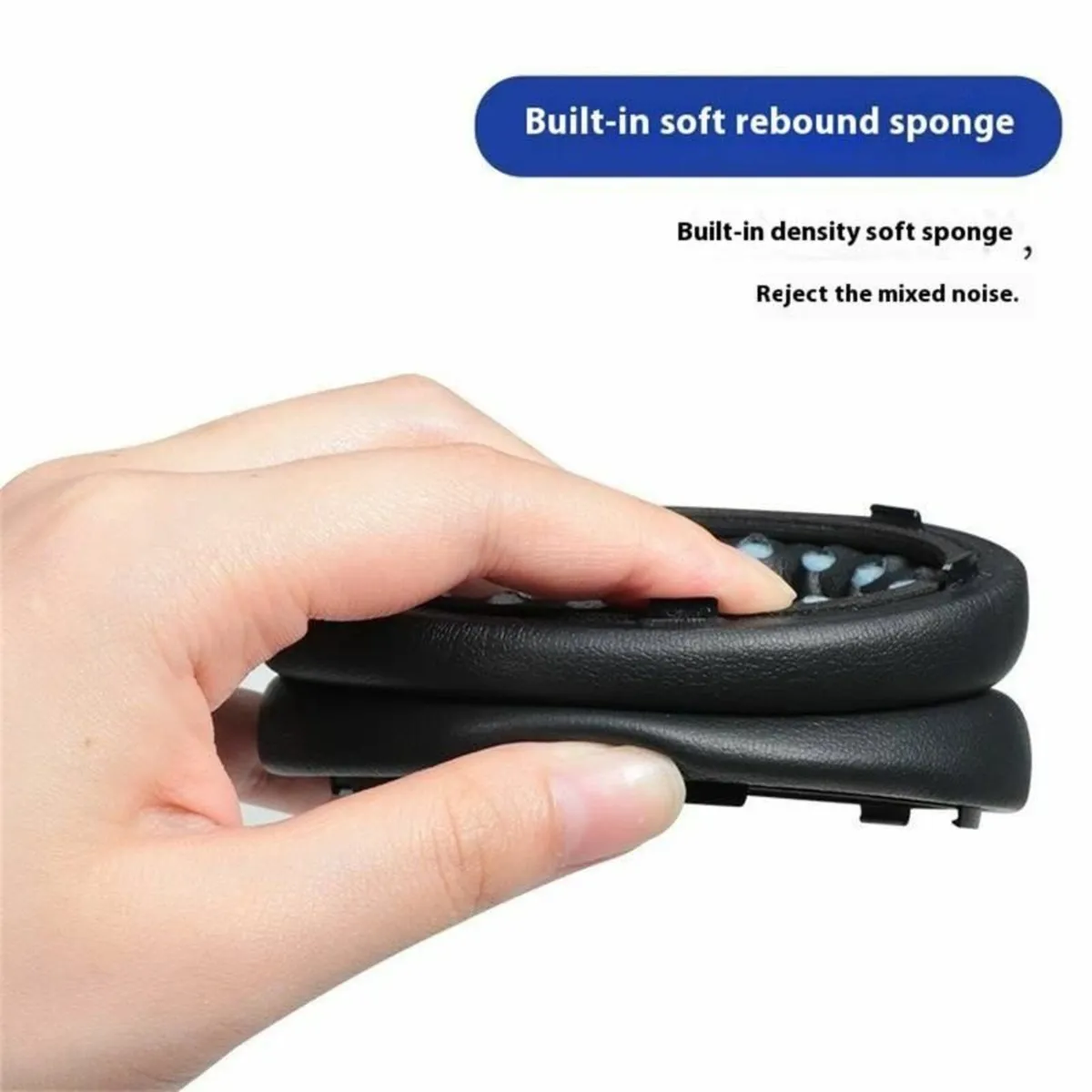 Replacement Black Earpads for Bose QuietComfort 35 - Image 2