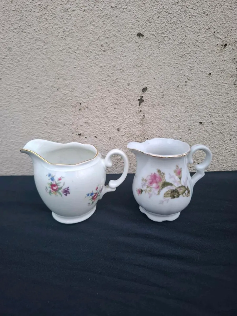 Lot of 2 china milk jugs postage possible