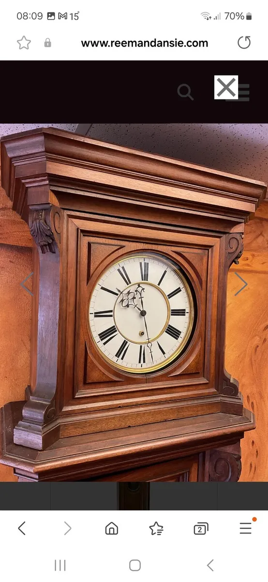 Longcase clock 3 month duration - Image 1