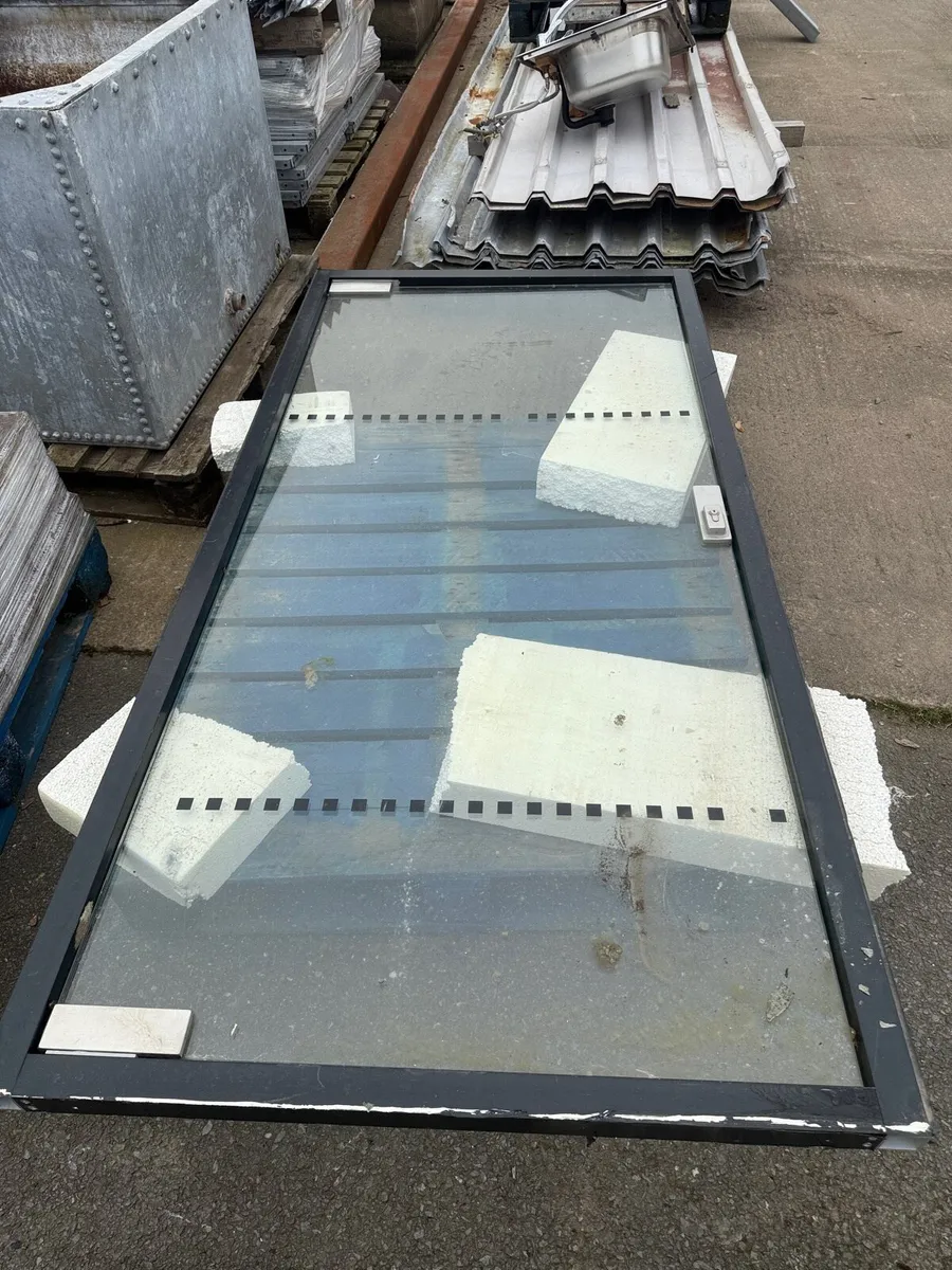 Glass Shop Entrance Door and Frame aluminium - Image 1