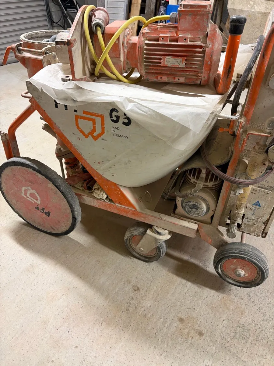 PFT G5 plastering Machine & Generator - Image 1