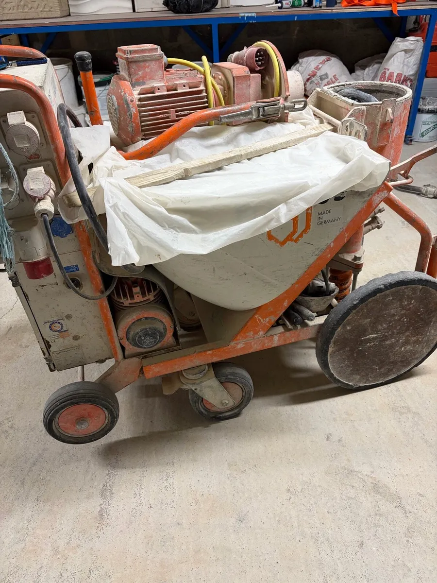 PFT G5 plastering Machine & Generator - Image 3