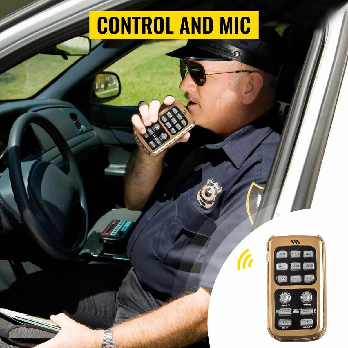 400W Car Warning Alarm Fire Horn PA Speaker - Image 4