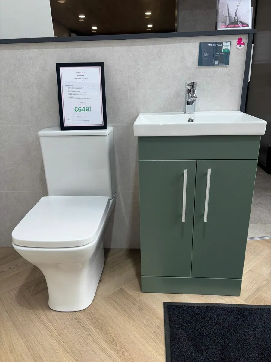 Bathshack Cork Bundle WC & Vanity - Huge Savings - Image 1