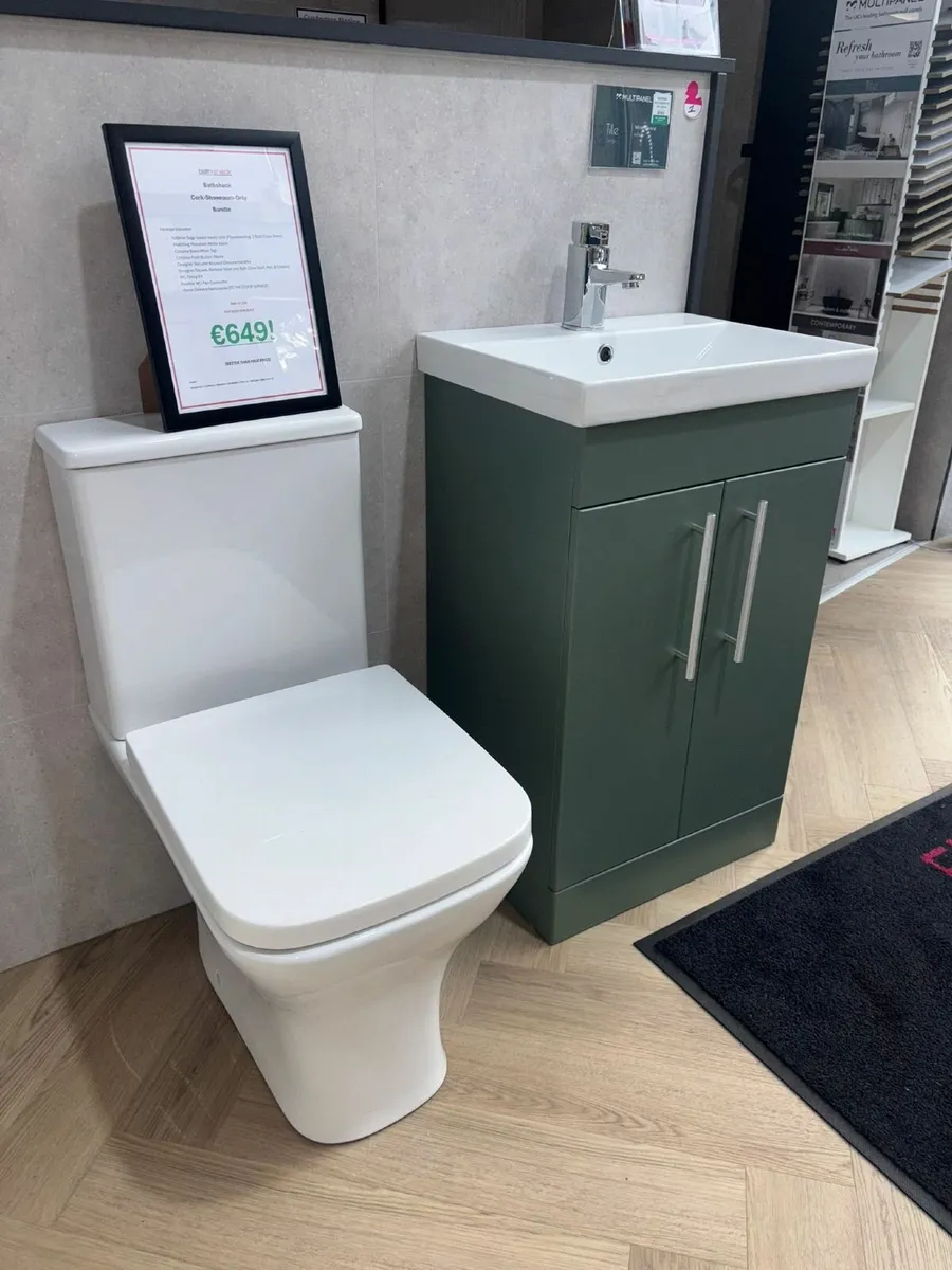 Bathshack Cork Bundle WC & Vanity - Huge Savings - Image 2