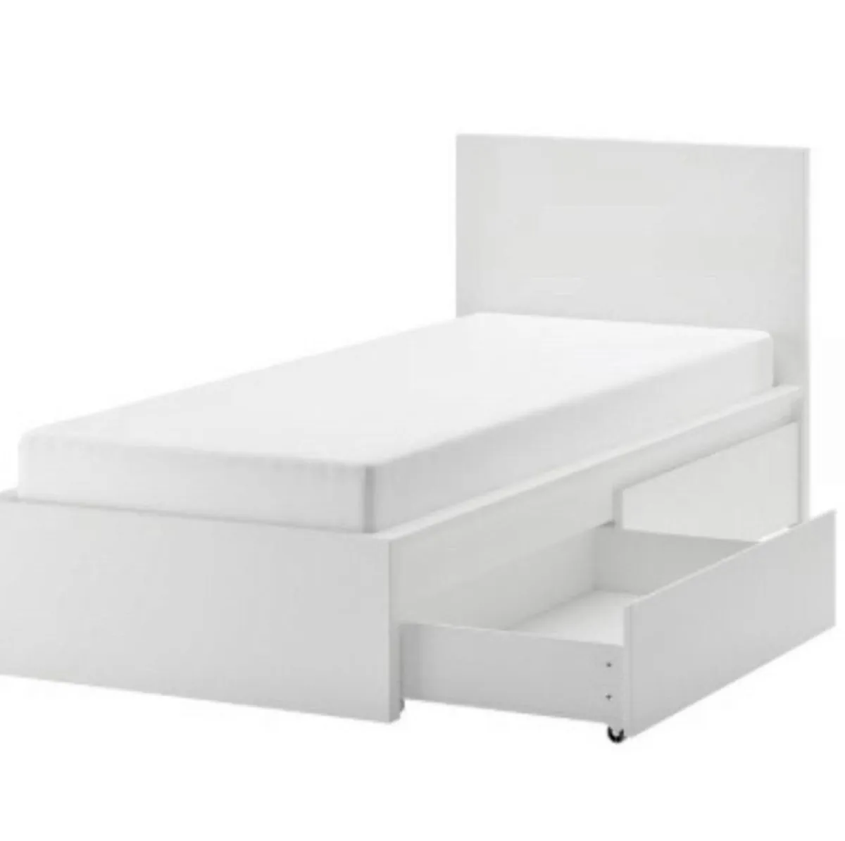 Single bed with drawers - Image 1