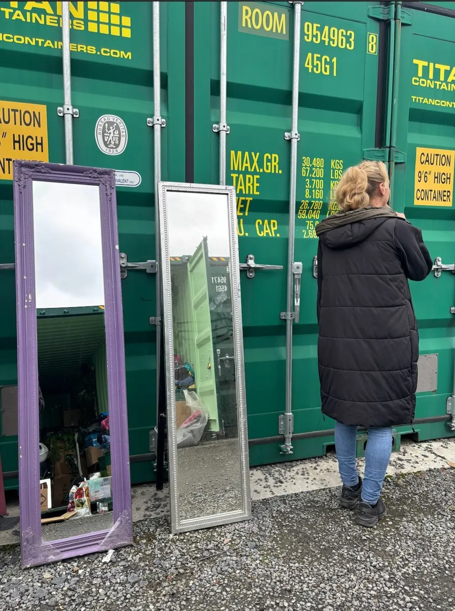 Vintage Mirrors  - Various colours & IKEA Black Mi - Image 3
