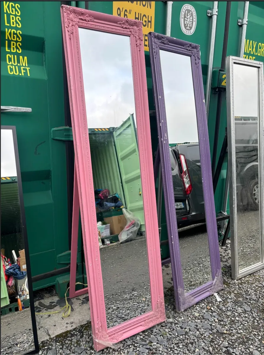 Vintage Mirrors  - Various colours & IKEA Black Mi - Image 1
