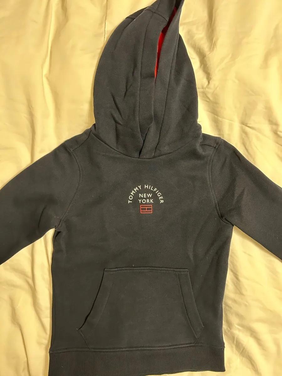 Boys Black Tommy Hilfiger Top - Image 1