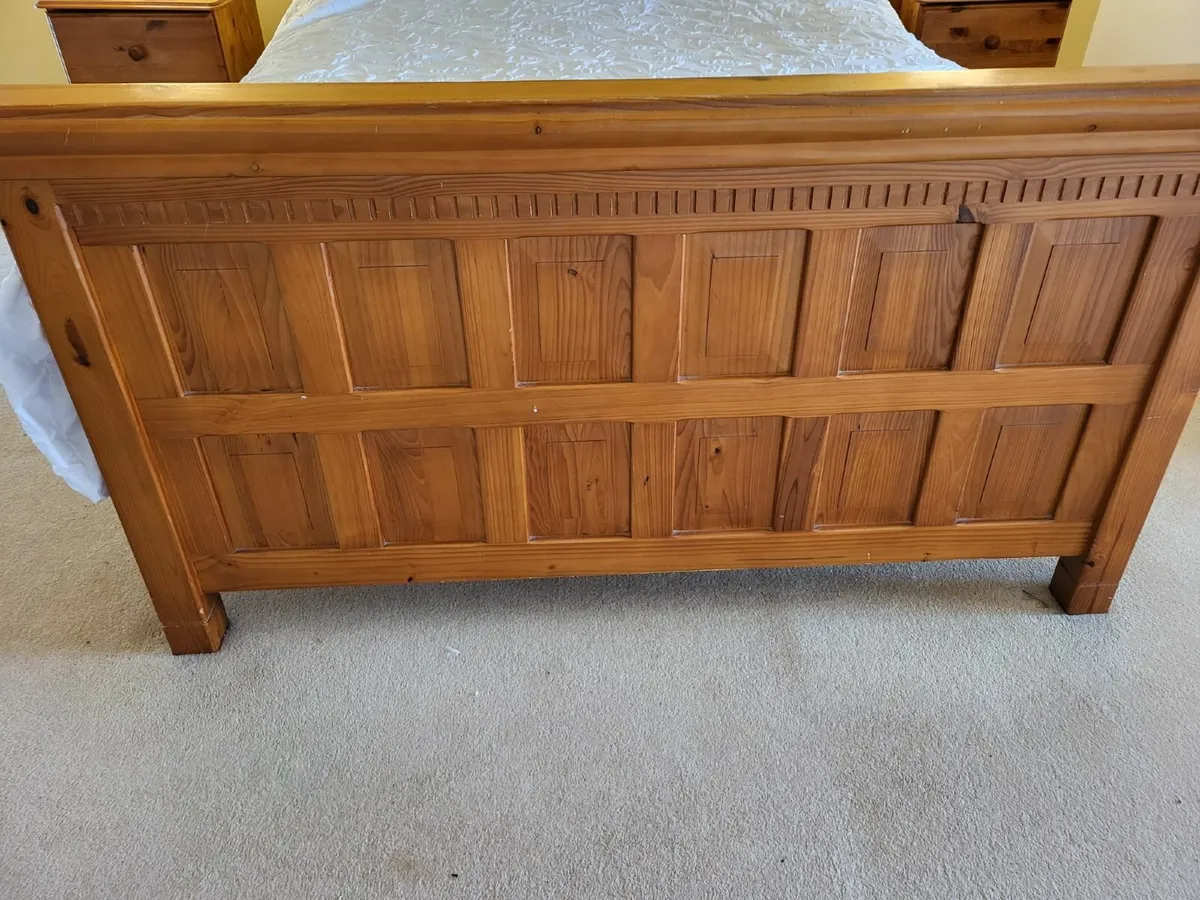 King Size Solid Wood Lovely Bed Frame - Image 1