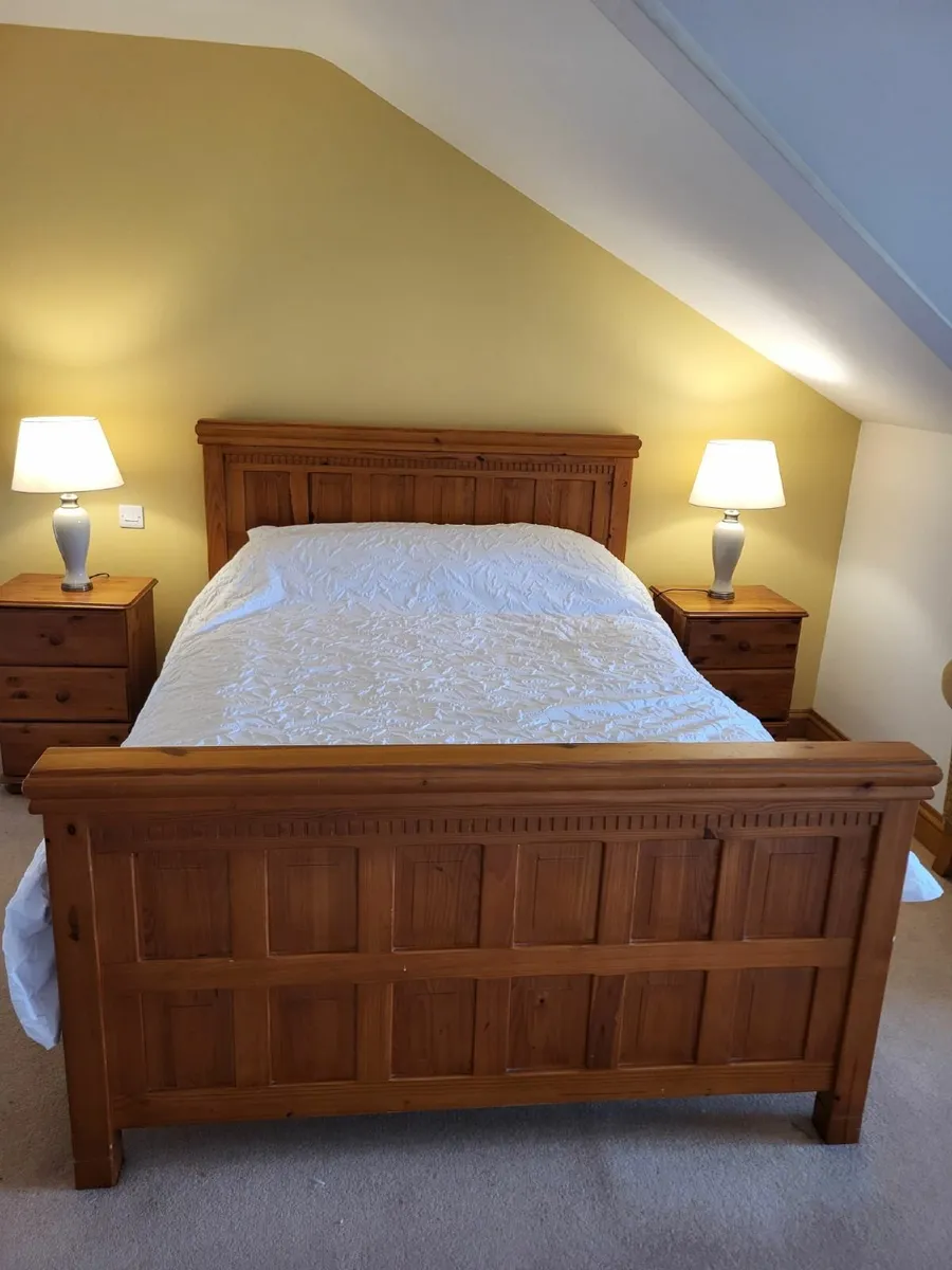 King Size Solid Wood Lovely Bed Frame - Image 2