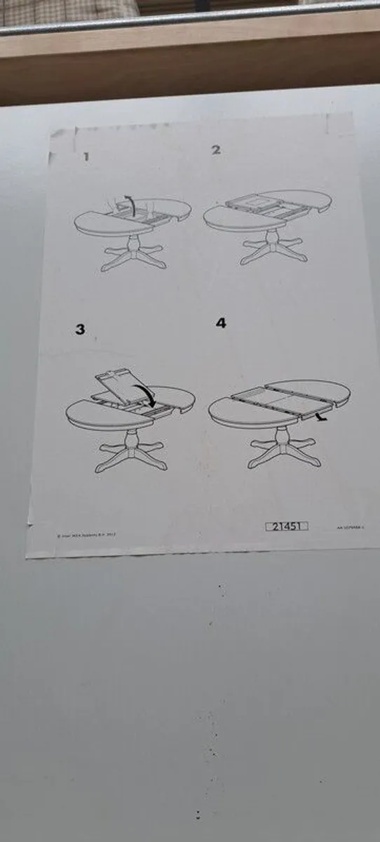 Extendable Dining Table and Chairs - Image 3