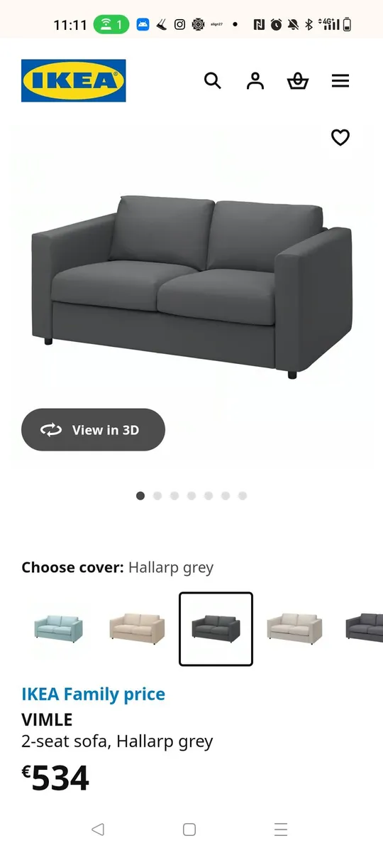 2 seater sofa - Image 3