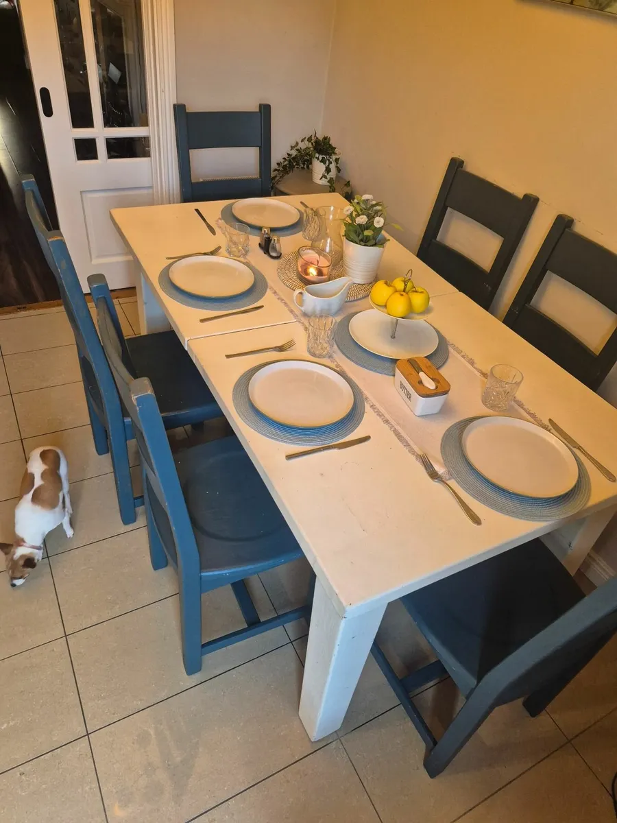 Dining Table and 6 Chairs - Image 2