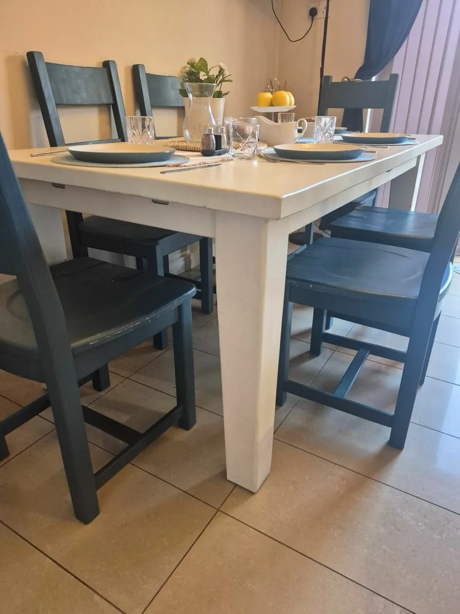 Dining Table and 6 Chairs - Image 3