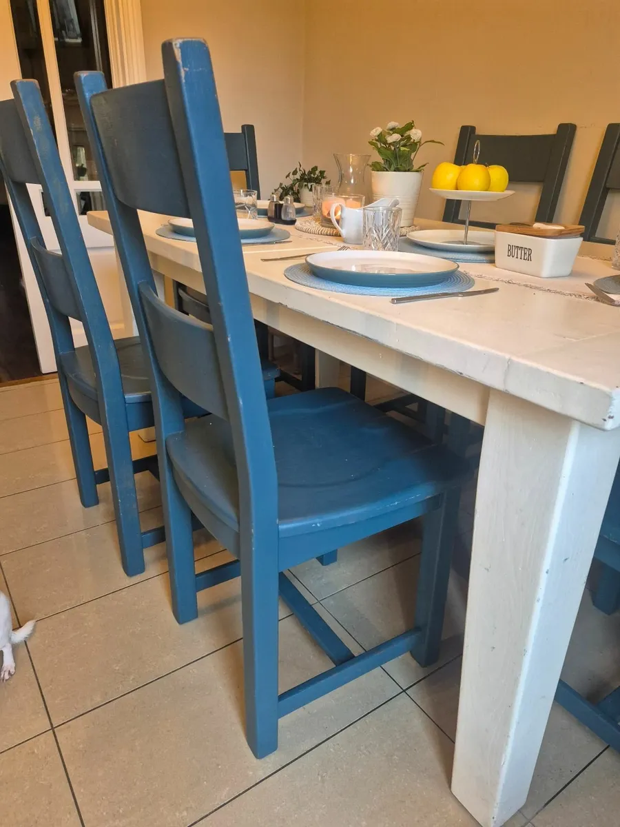Dining Table and 6 Chairs - Image 4
