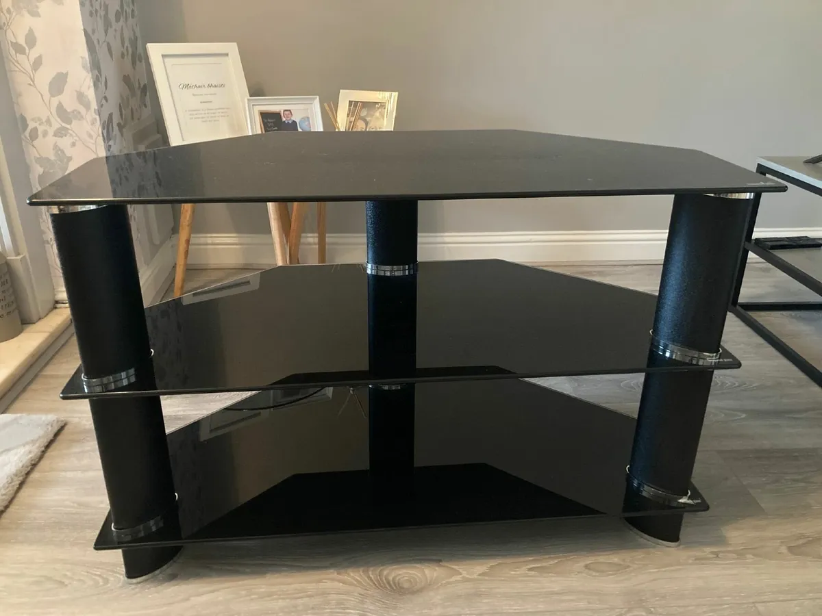 Tempered Glass TV Stand for Sale