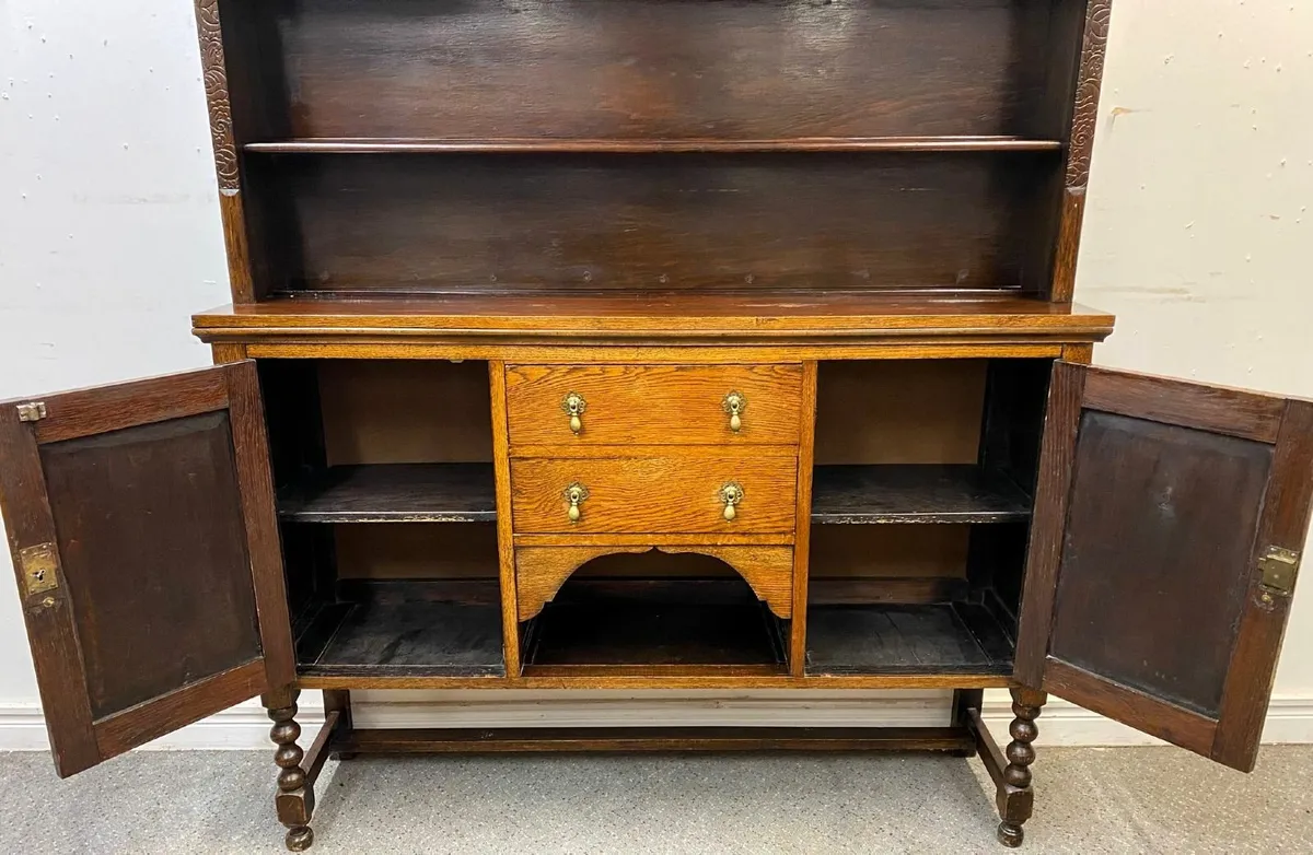 Vintage Oak Dresser - Image 2