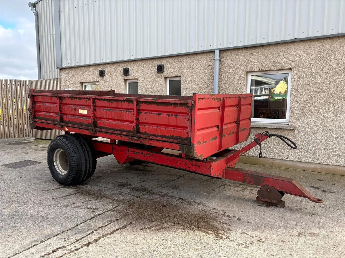 Used 12x7 Steel Tipping Trailer - Image 1