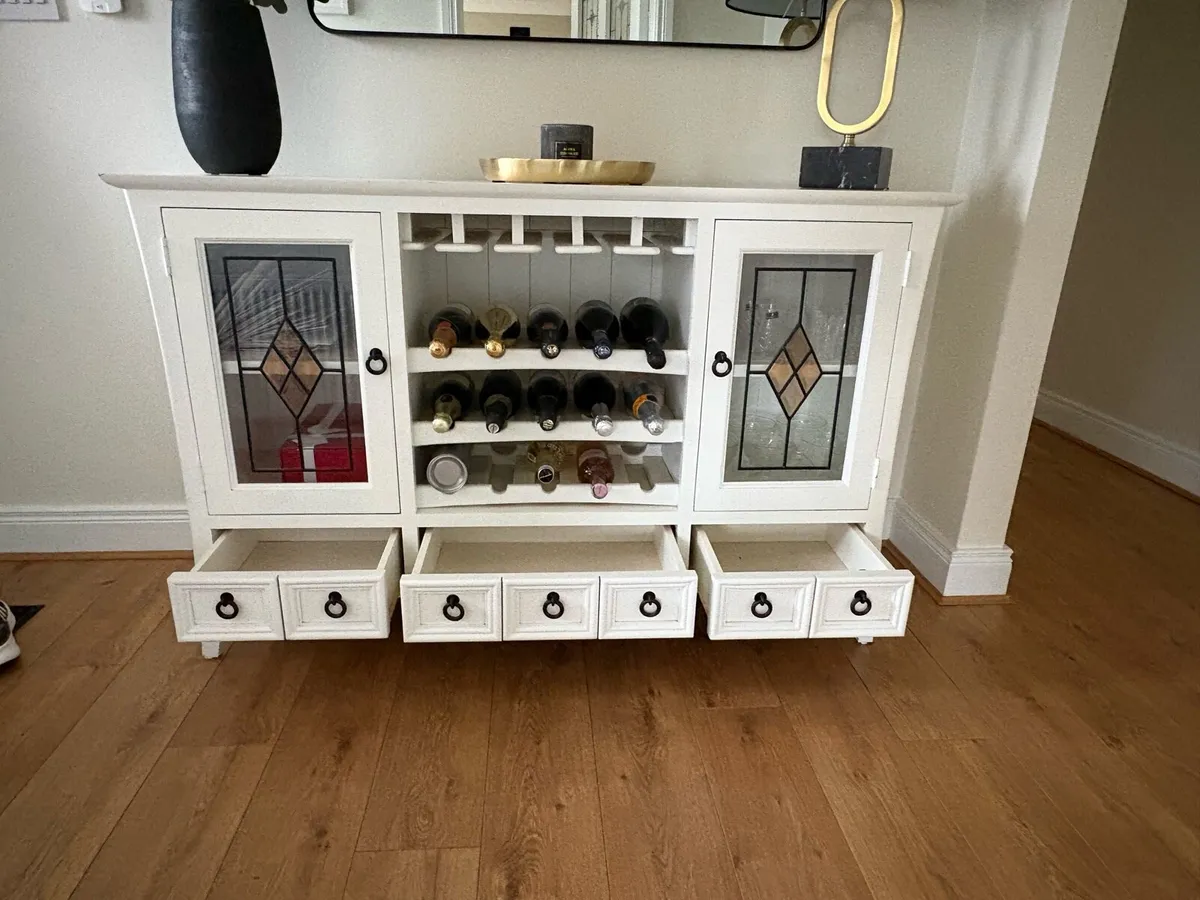White Console Table Excellent Quality - Image 2