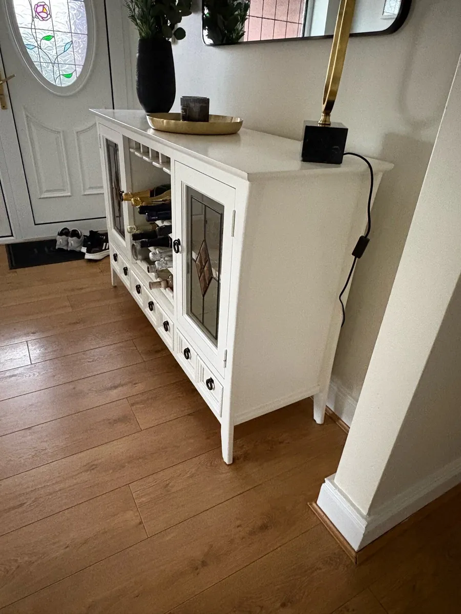 White Console Table Excellent Quality - Image 3
