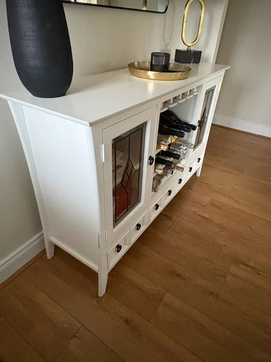 White Console Table Excellent Quality - Image 4