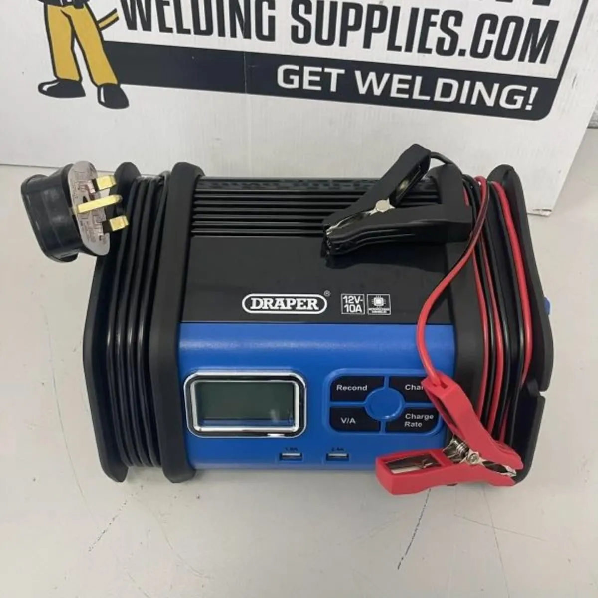 Draper 12V Battery Charger, 10A (53168) - Image 1