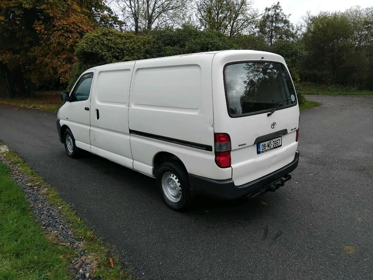 Low kms 2008 hiace van tested 20/04/26 - Image 3