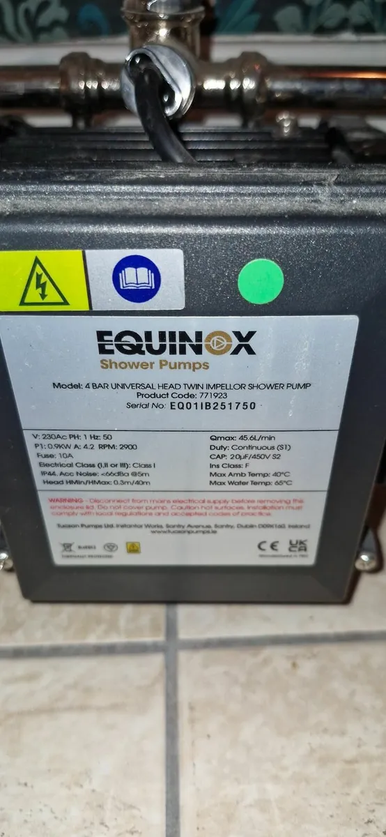 Quinox 4Bar Shower Pump - Image 2