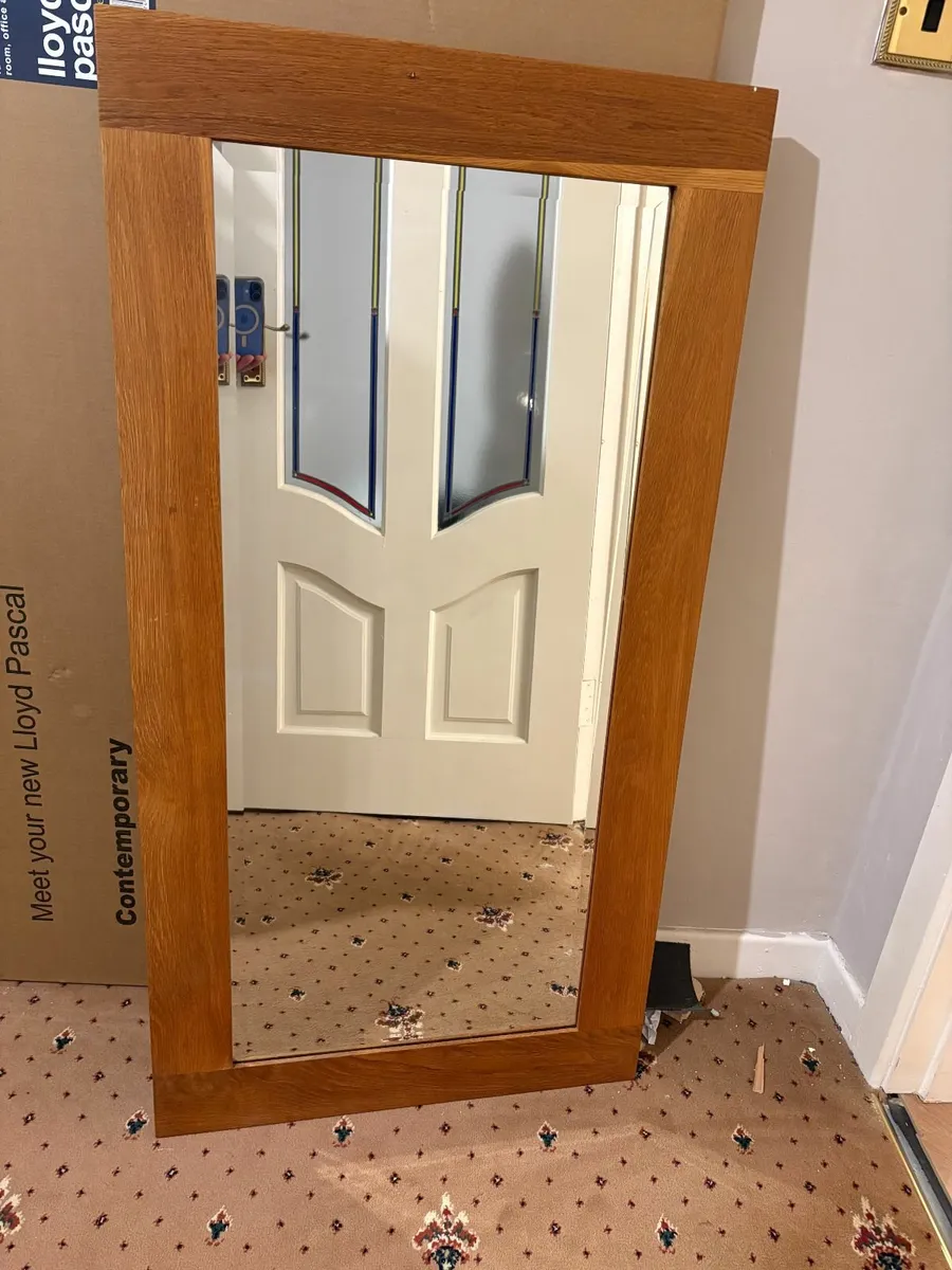 Oak Mirror