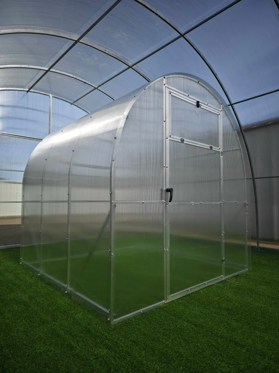 AG COMPACT Polycarbonate Greenhouse/Polytunnel - Image 2
